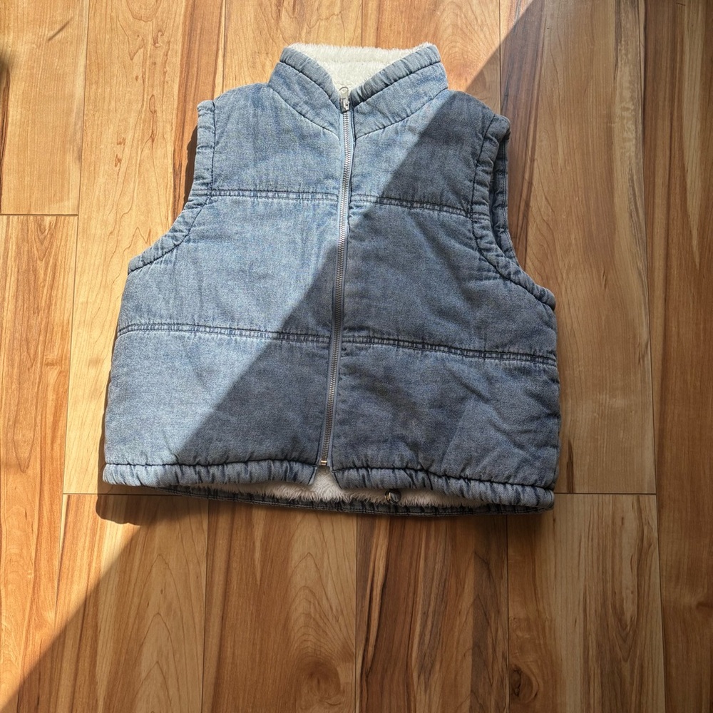 Blue Quilted Vest